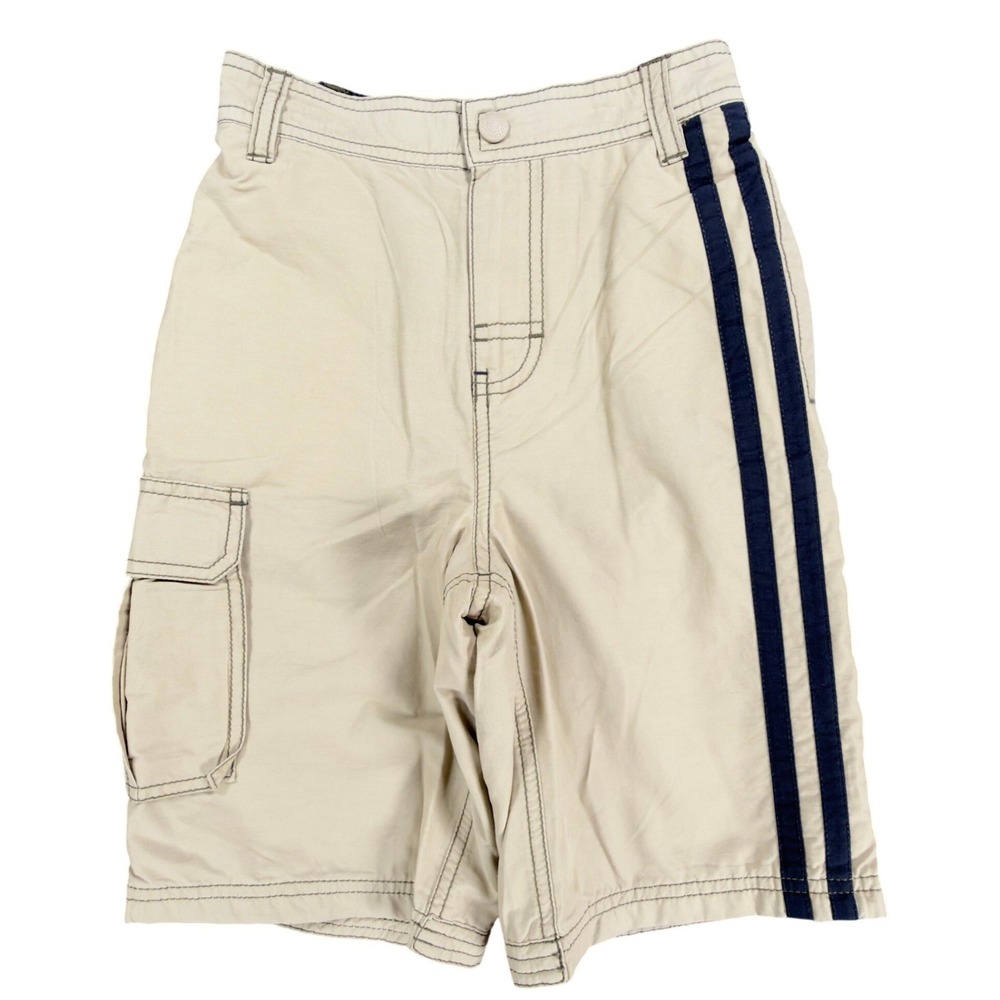 Tommy Hilfiger Y2K Cargo Shorts Boys 7 Tan Cotton Nylon NWT